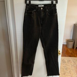 Abercrombie & Fitch The Ankle Straight Ultra High Rise